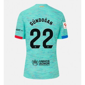 Barcelona Ilkay Gundogan #22 Tredje trøje Dame 2023-24 Kort ærmer